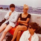 Paul, Astrid, and George on vacation in Tenerife